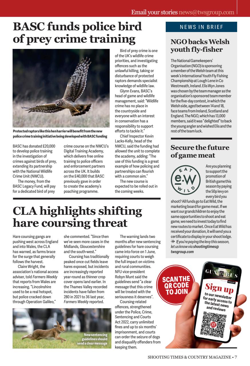Shooting Times & Country Preview Pages