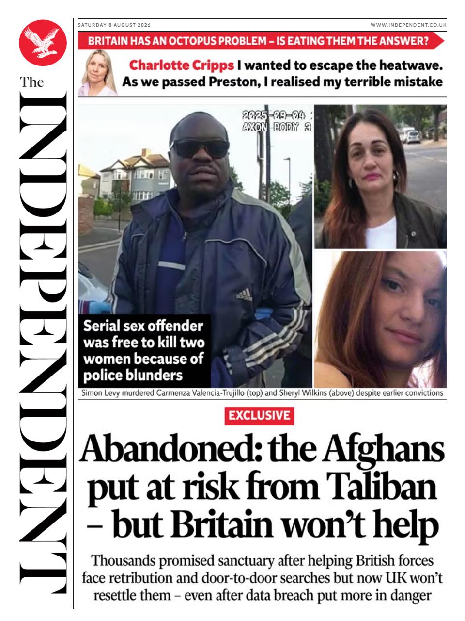 The Independent Daily Edition Newspaper Preview Pages