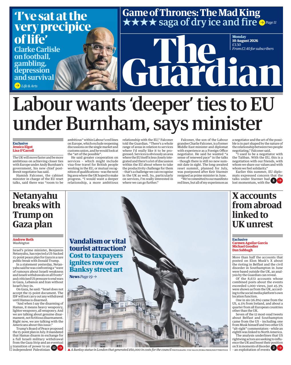 The Guardian Newspaper Preview Pages