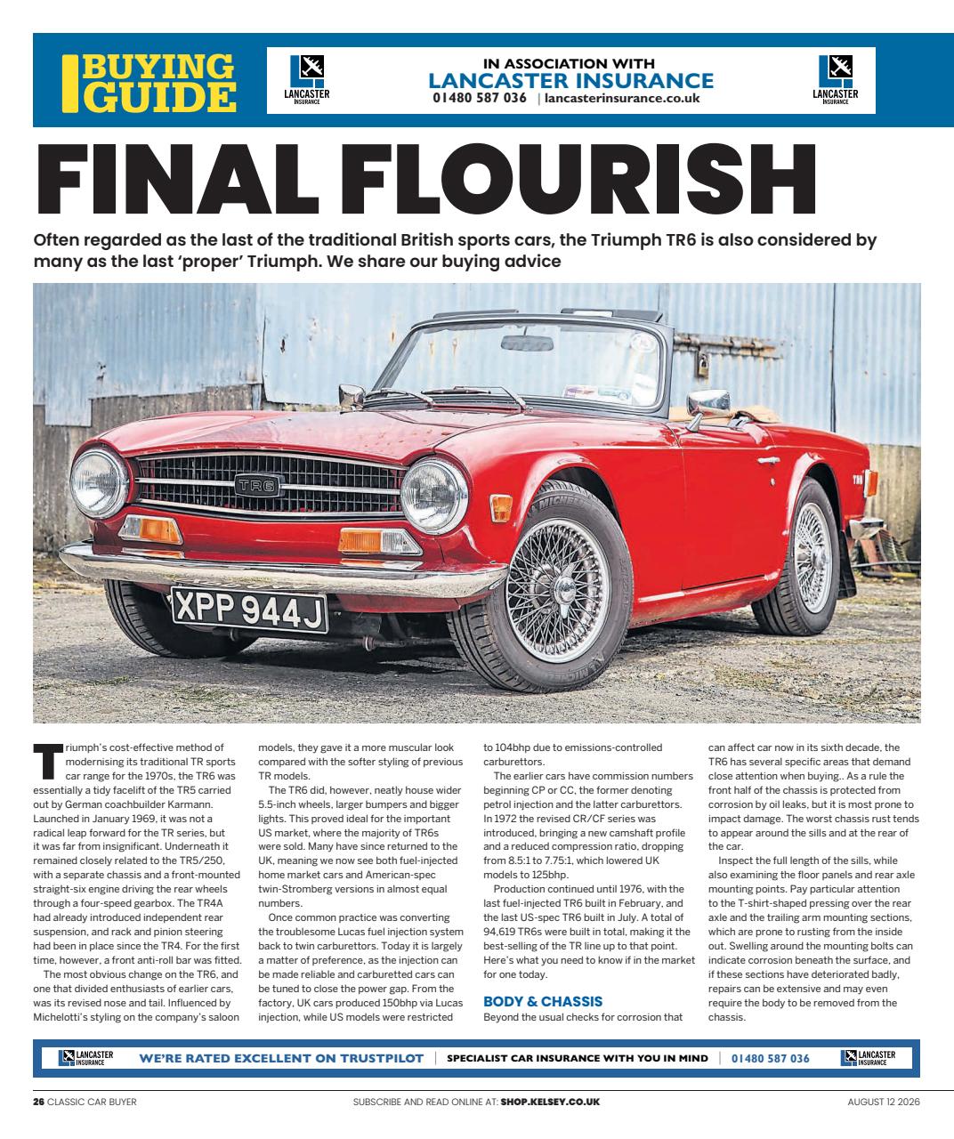 Classic Car Buyer Preview Pages