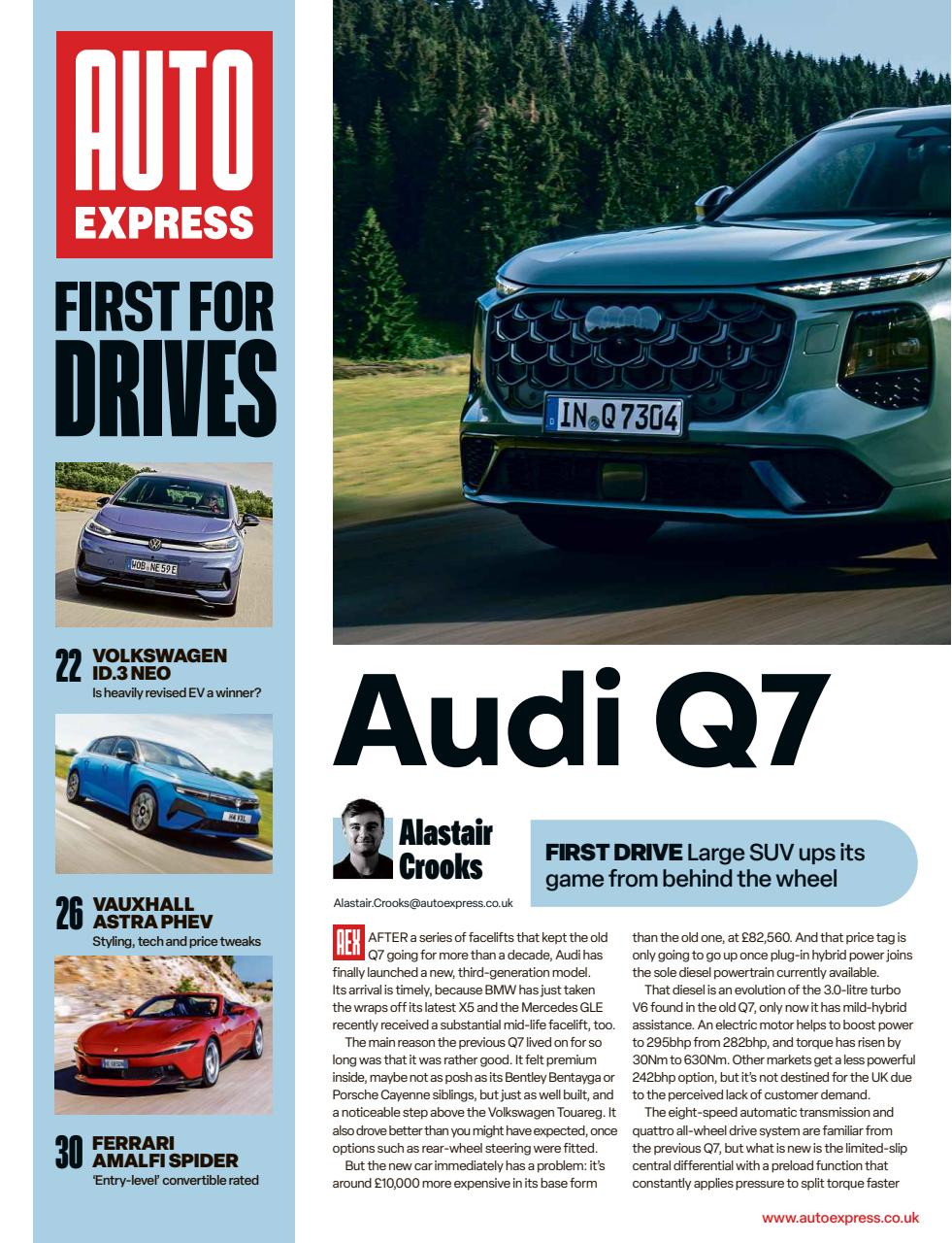 Auto Express Preview Pages