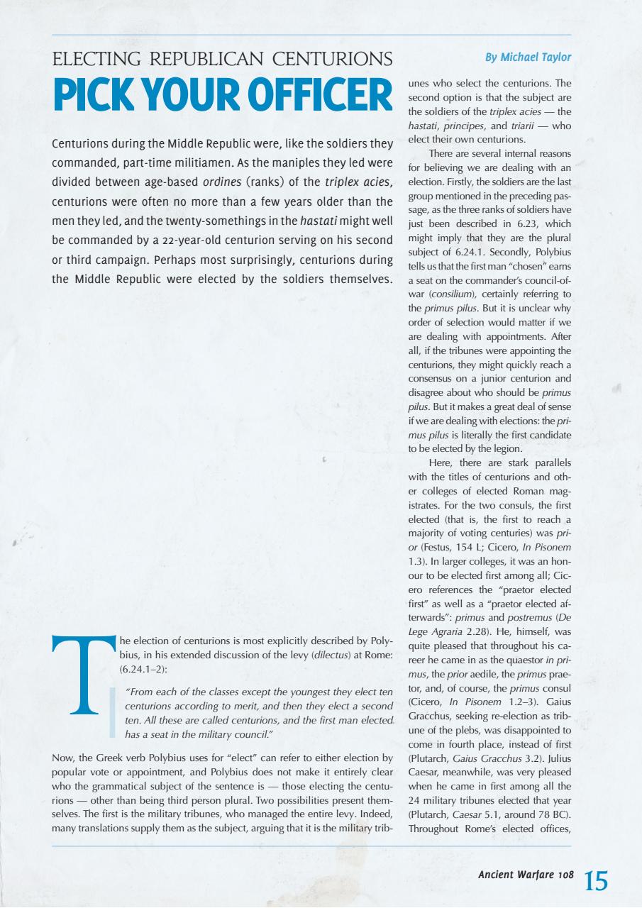 Ancient Warfare Preview Pages