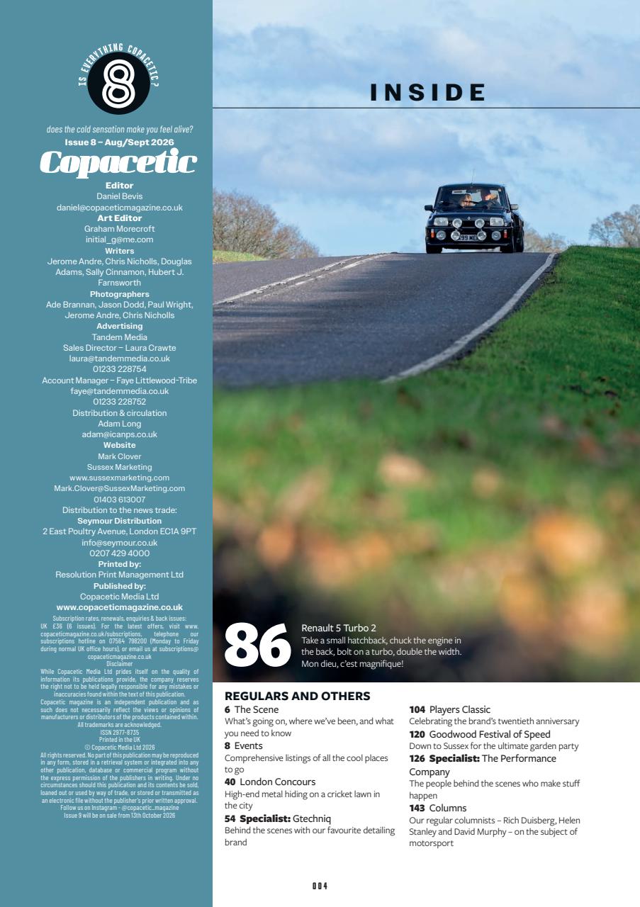Copacetic Preview Pages