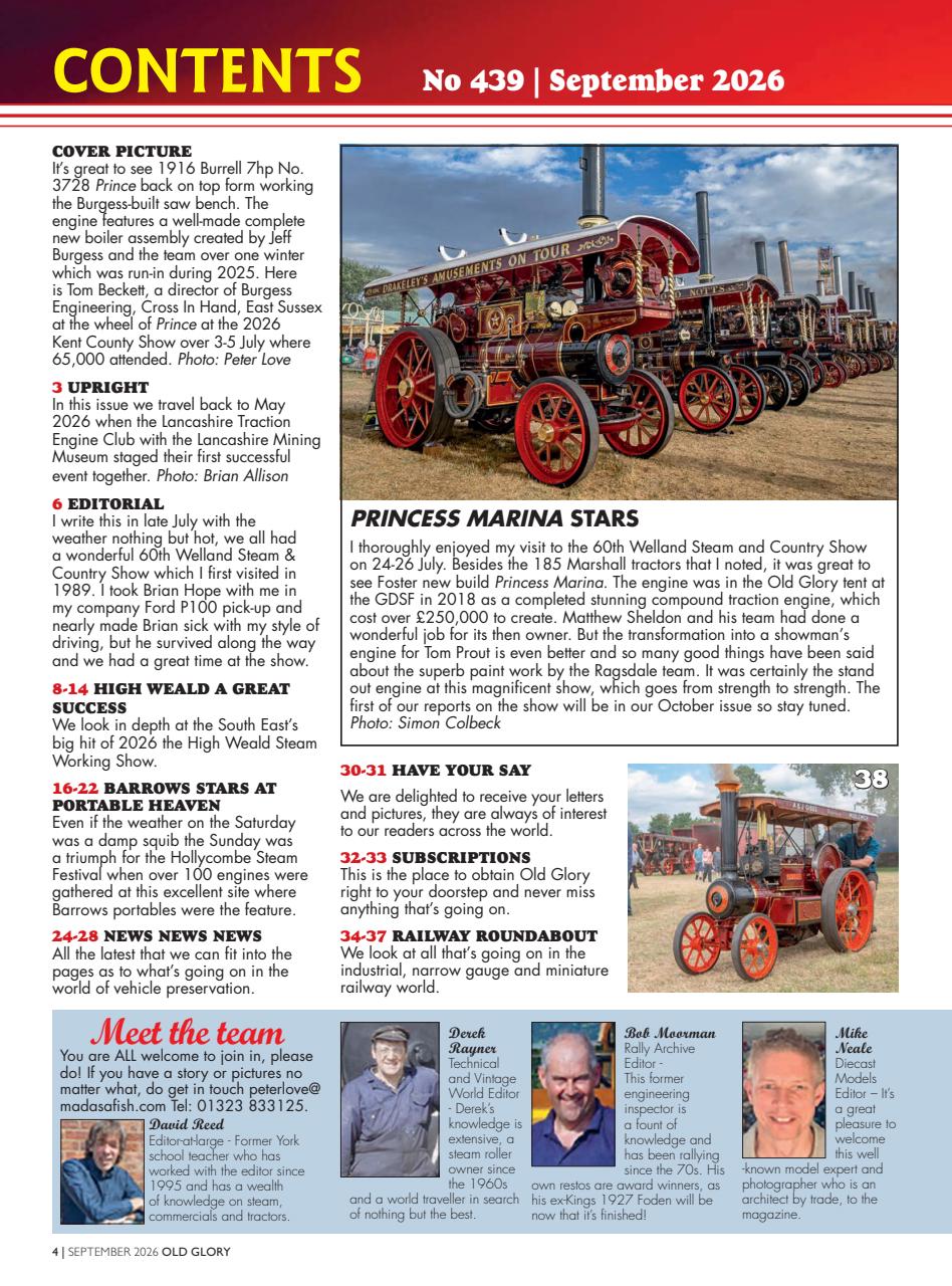 Old Glory Magazine Preview Pages
