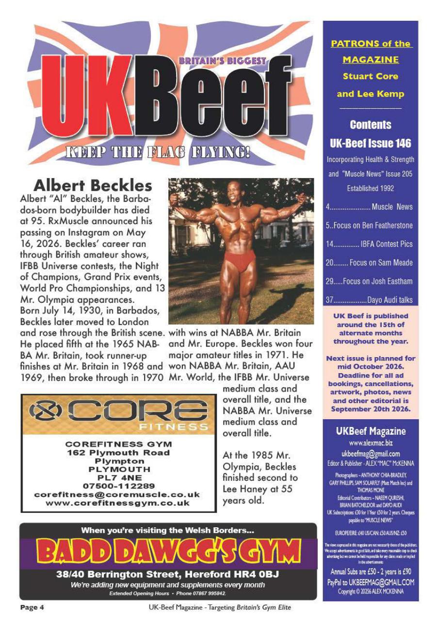 UK Beef Magazine Preview Pages