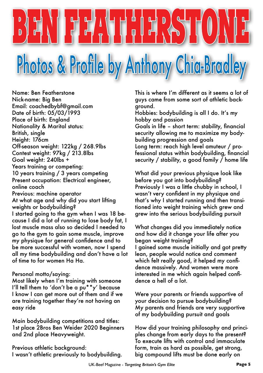 UK Beef Magazine Preview Pages