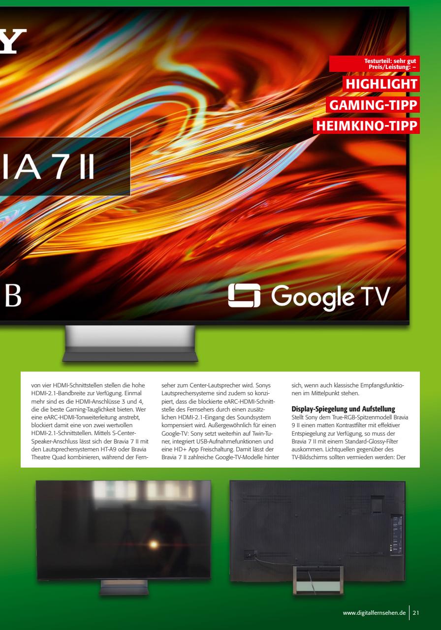 HDTV Preview Pages