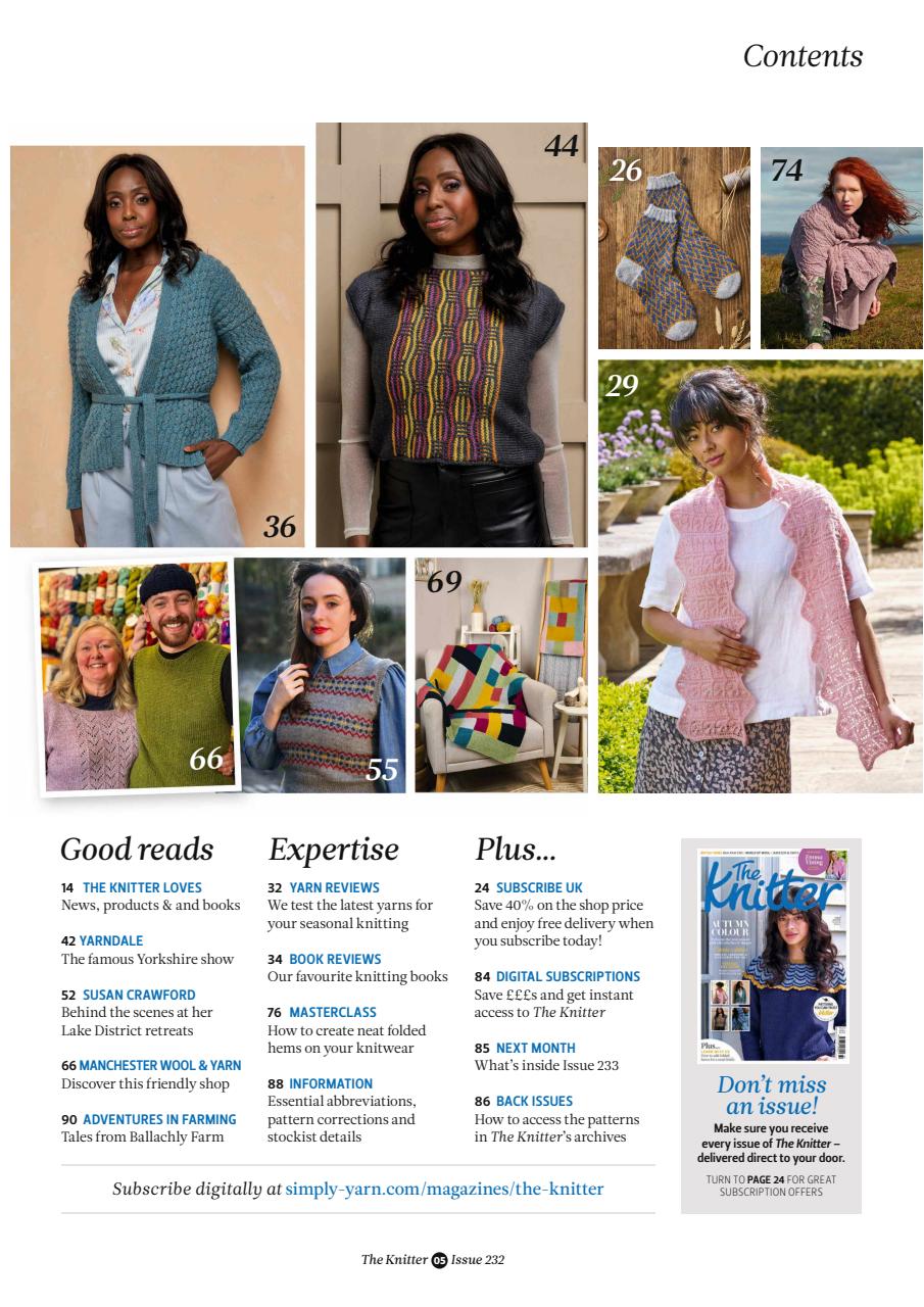 The Knitter Preview Pages
