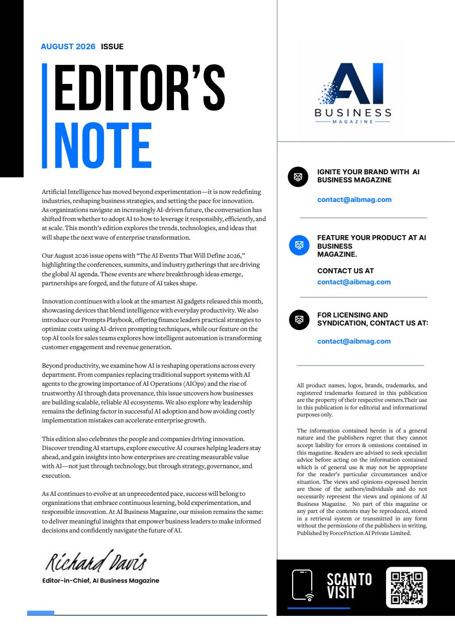 AI Business Magazine Preview Pages