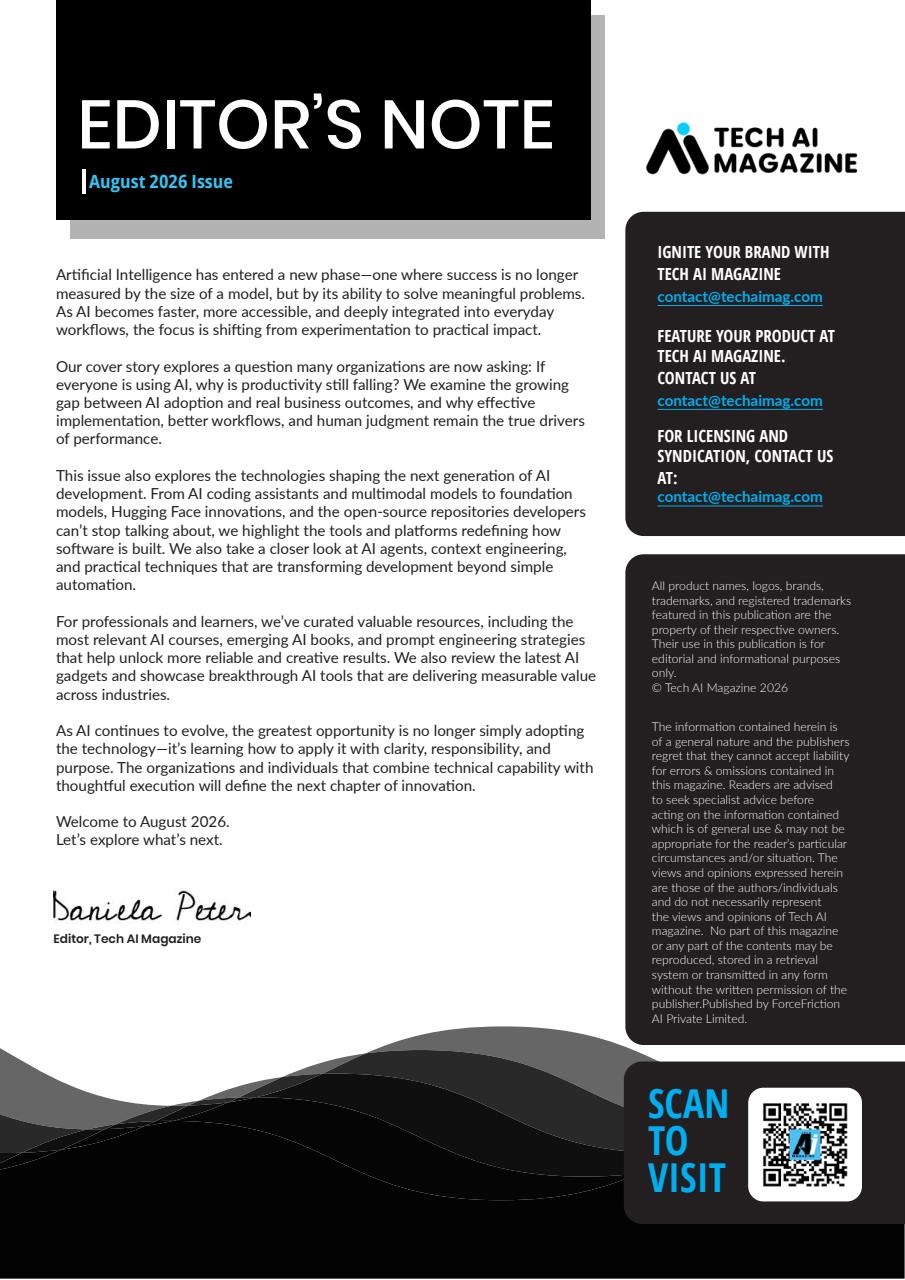 Tech AI Magazine Preview Pages