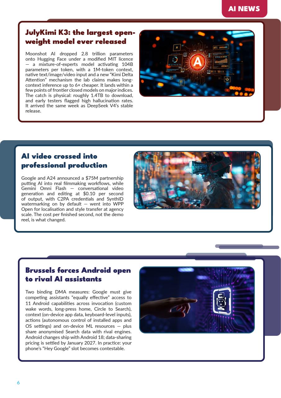 Tech AI Magazine Preview Pages