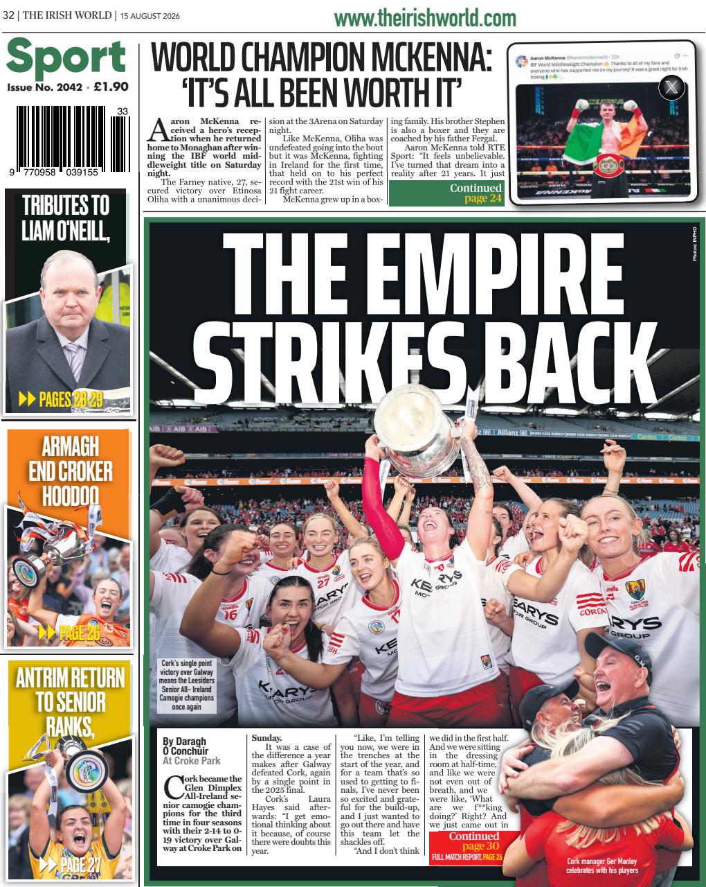 Irish World Preview Pages