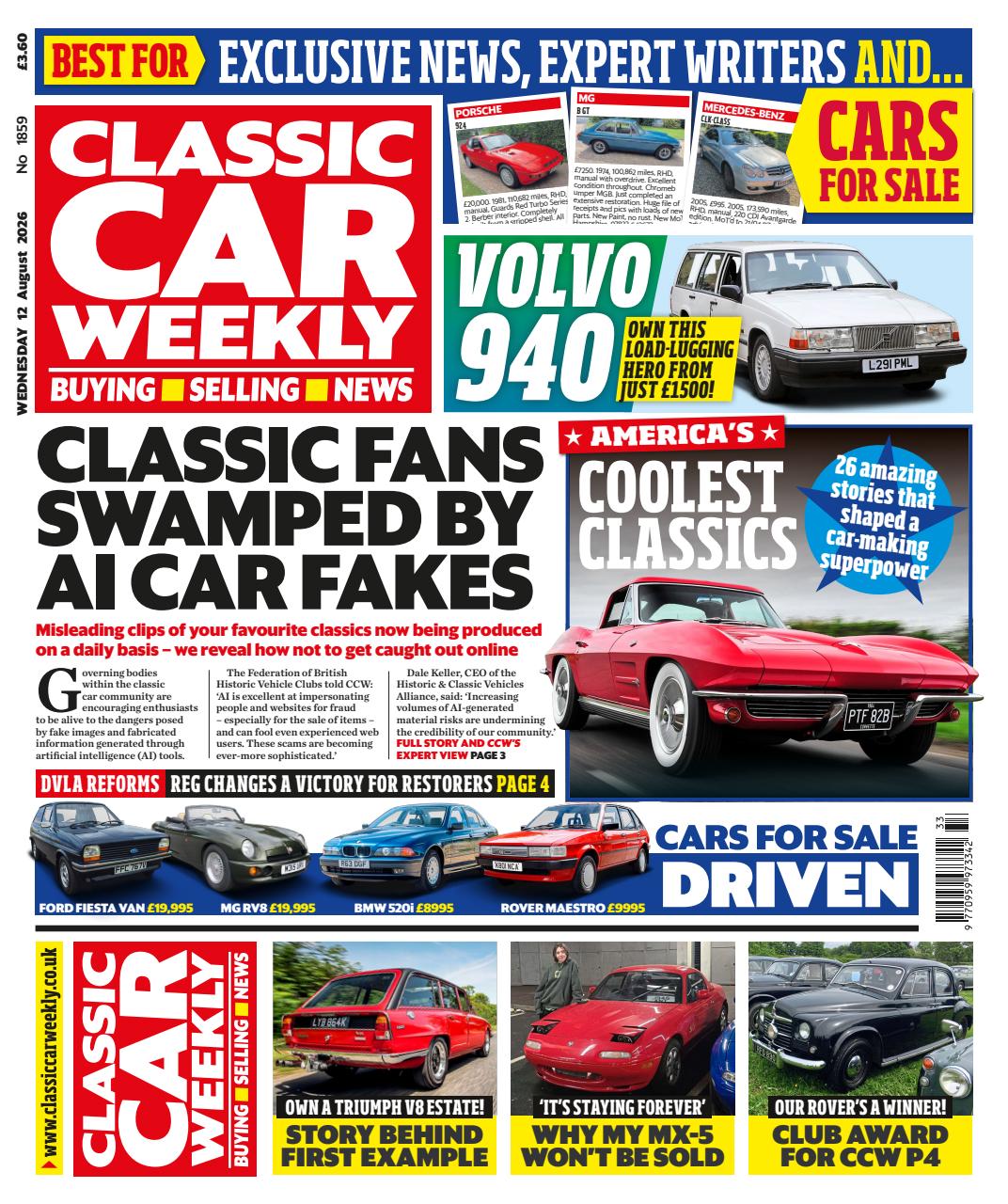 Classic Car Weekly Preview Pages