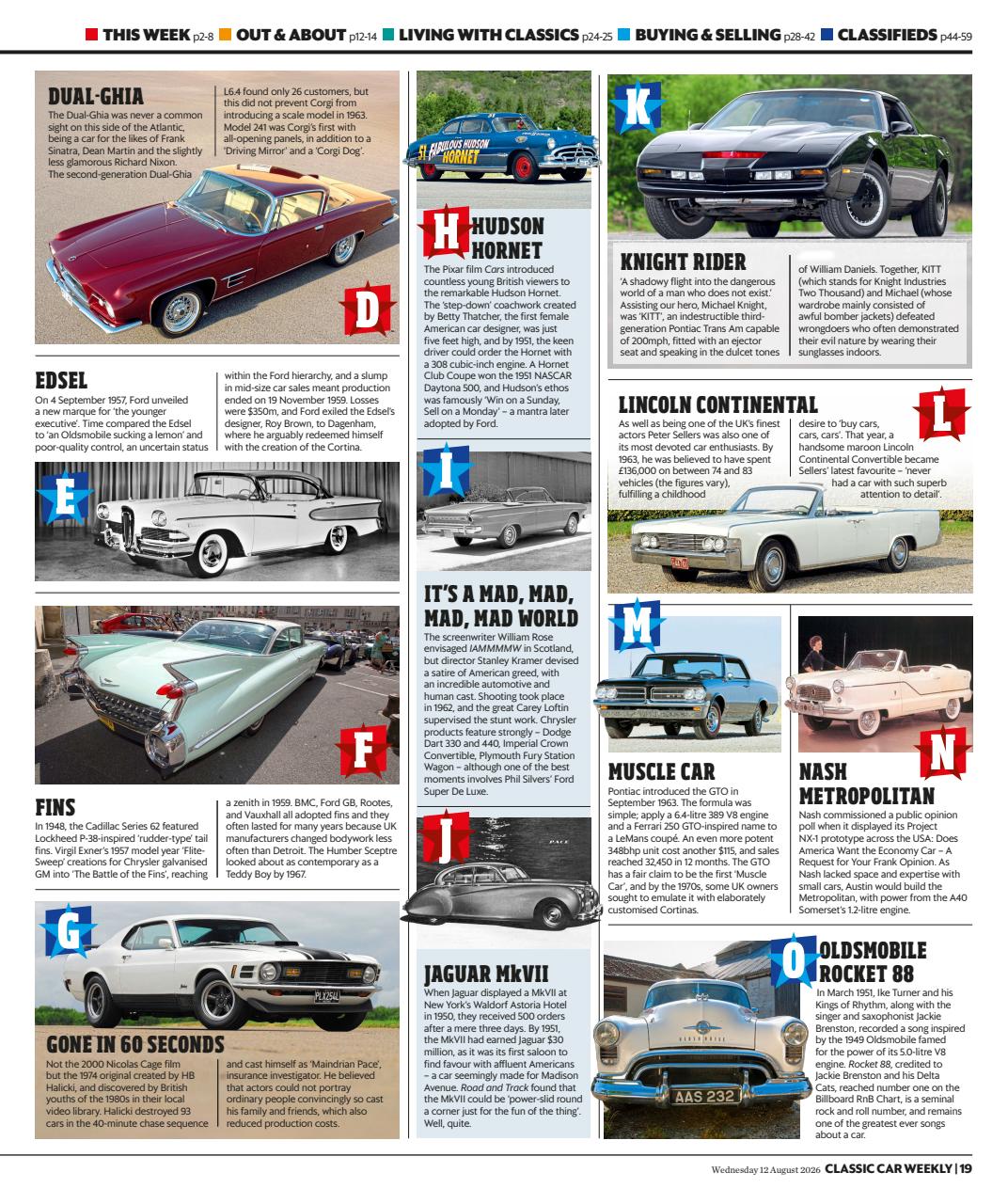 Classic Car Weekly Preview Pages