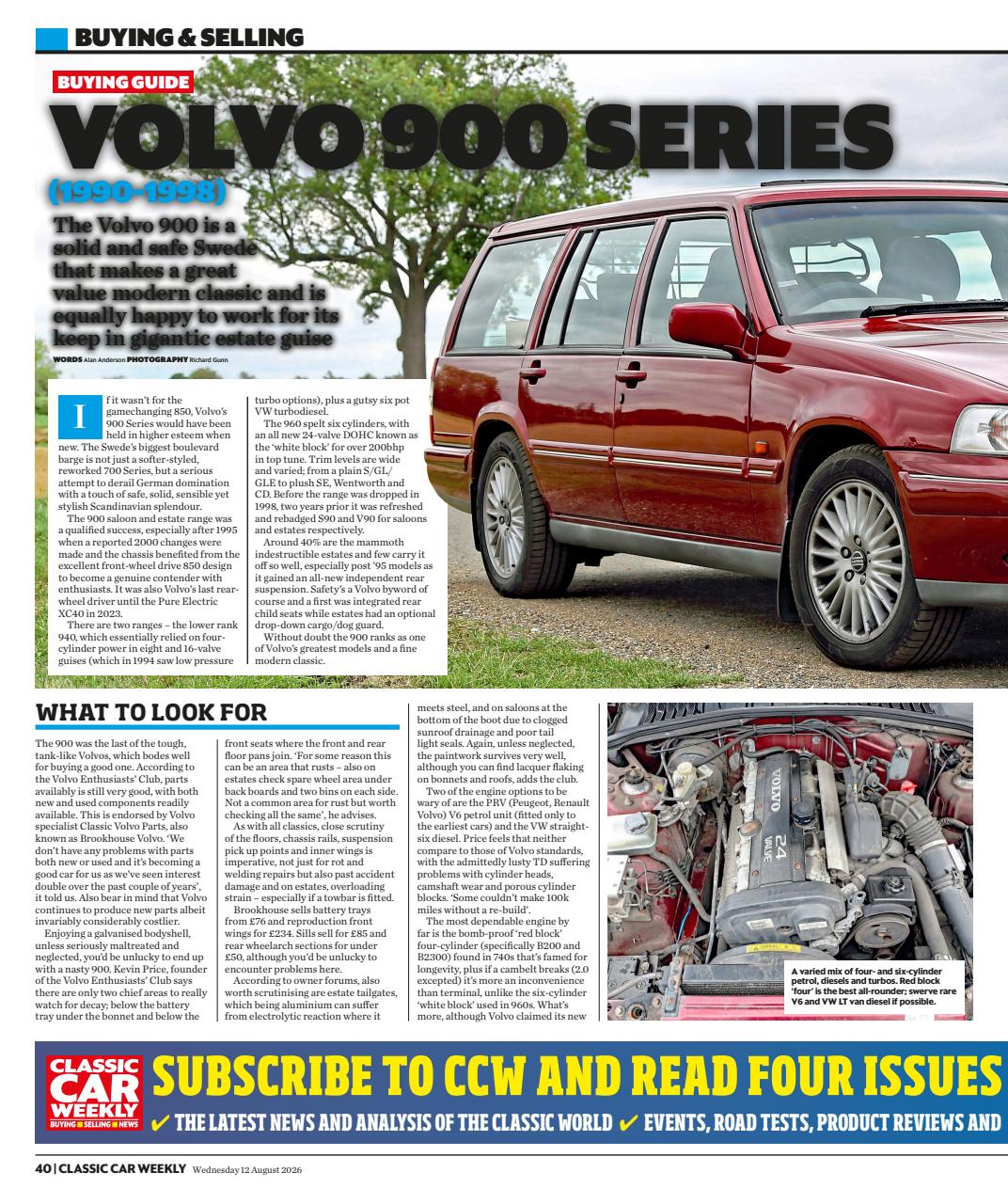 Classic Car Weekly Preview Pages