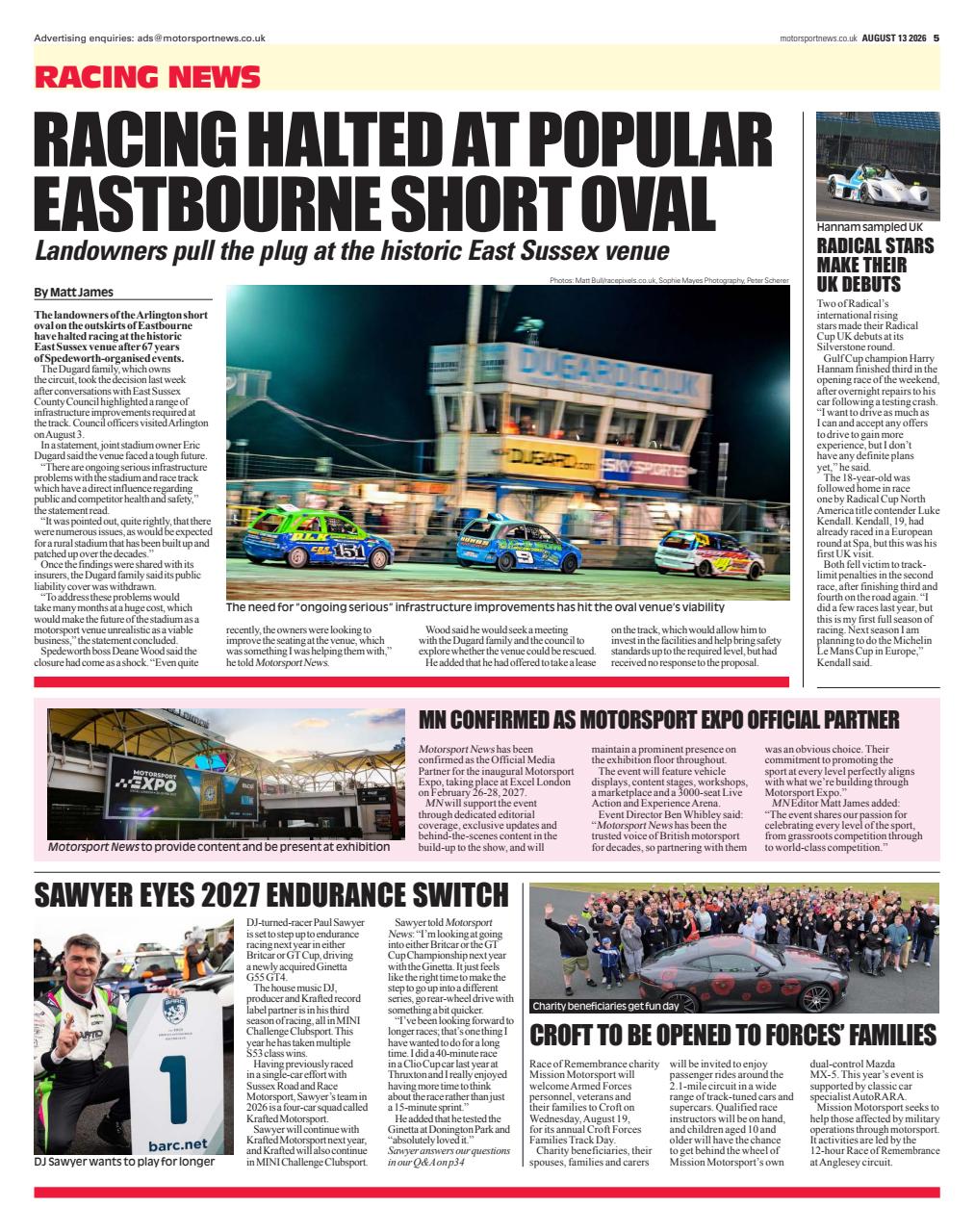 Motorsport News Preview Pages