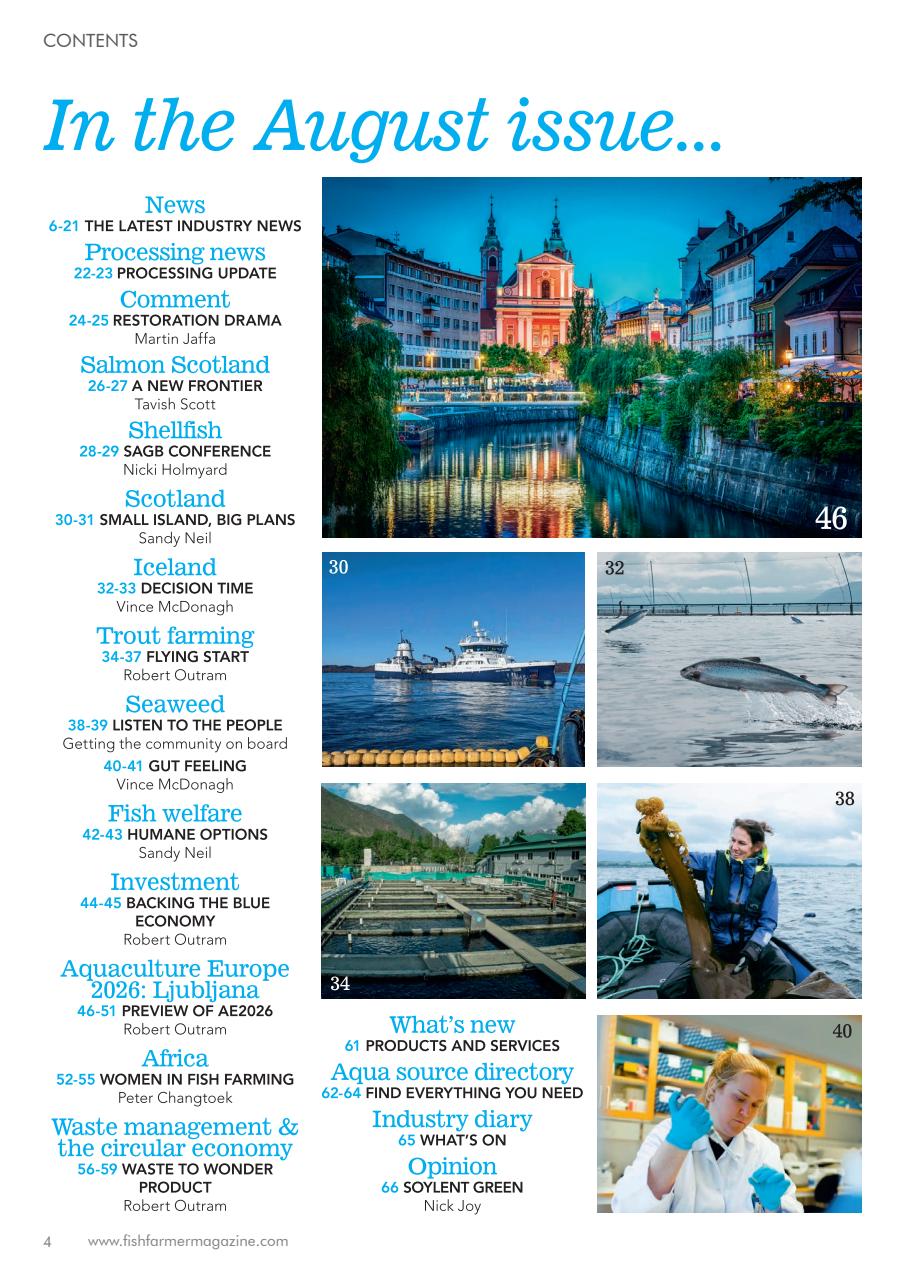Fish Farmer Magazine Preview Pages