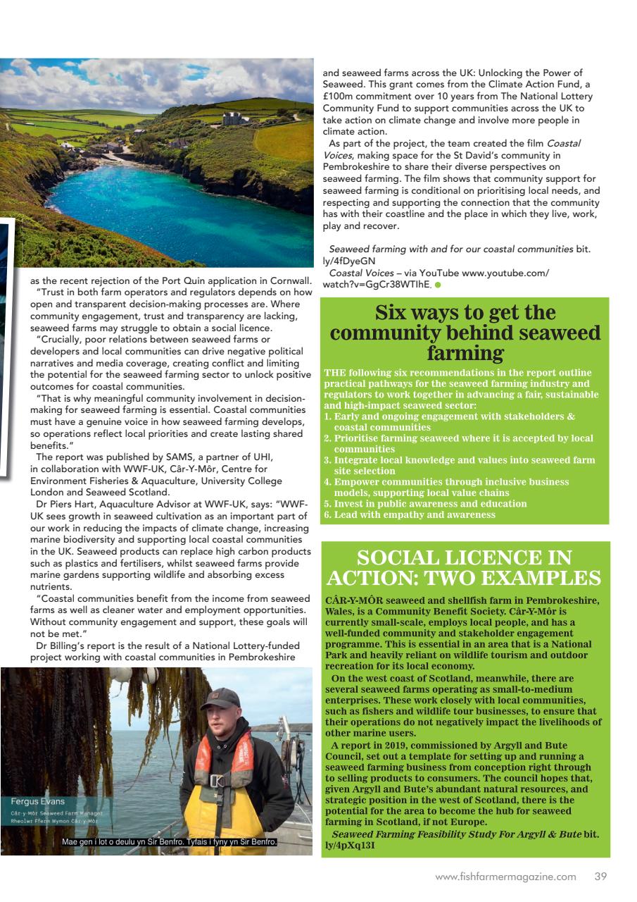 Fish Farmer Magazine Preview Pages