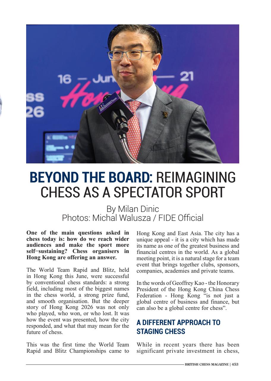 British Chess Magazine Preview Pages