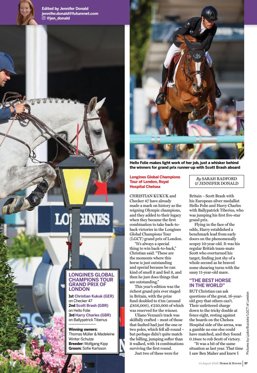 Horse & Hound Preview Pages