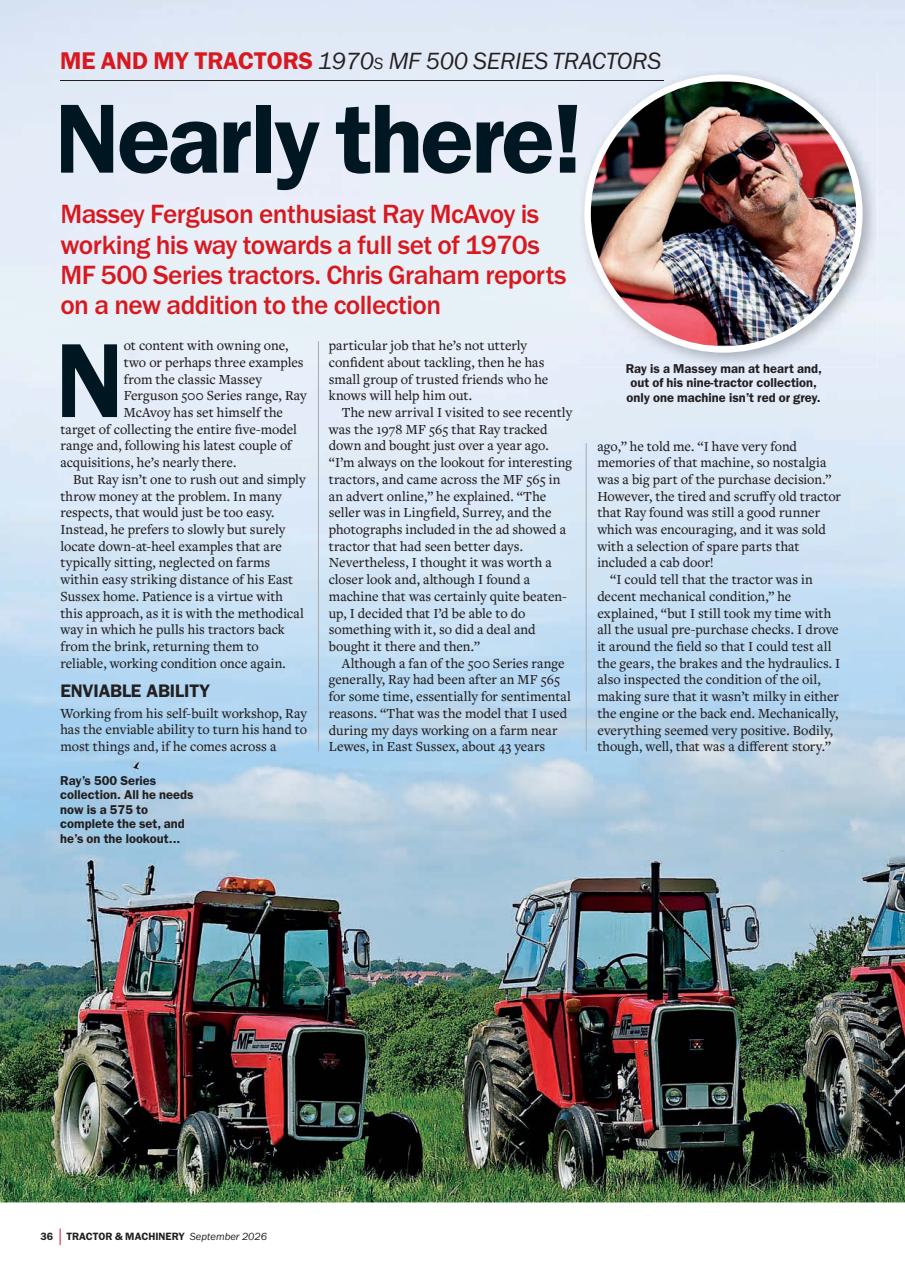 Tractor & Machinery Preview Pages