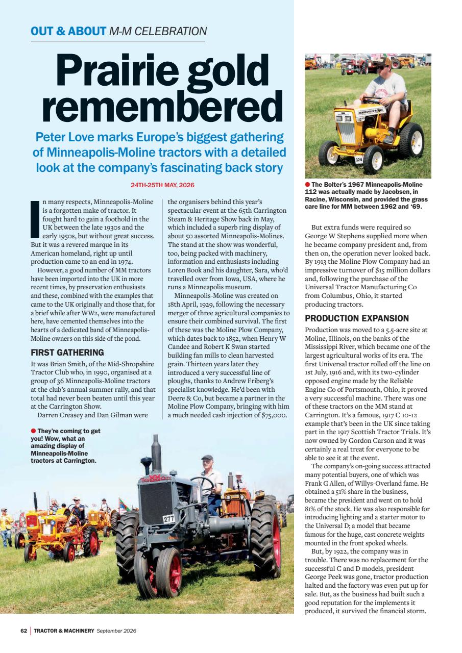 Tractor & Machinery Preview Pages