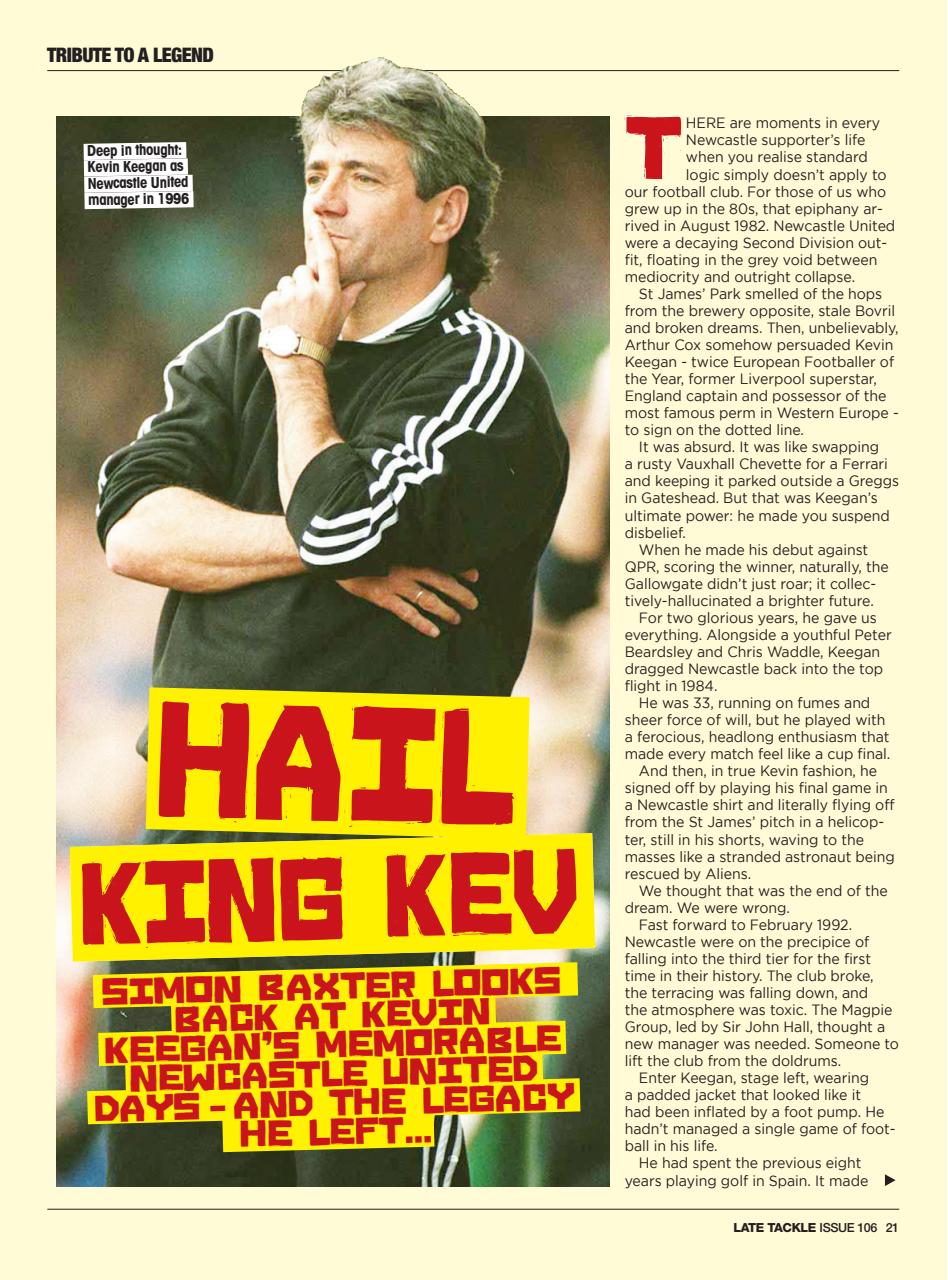 Late Tackle Football Magazine Preview Pages