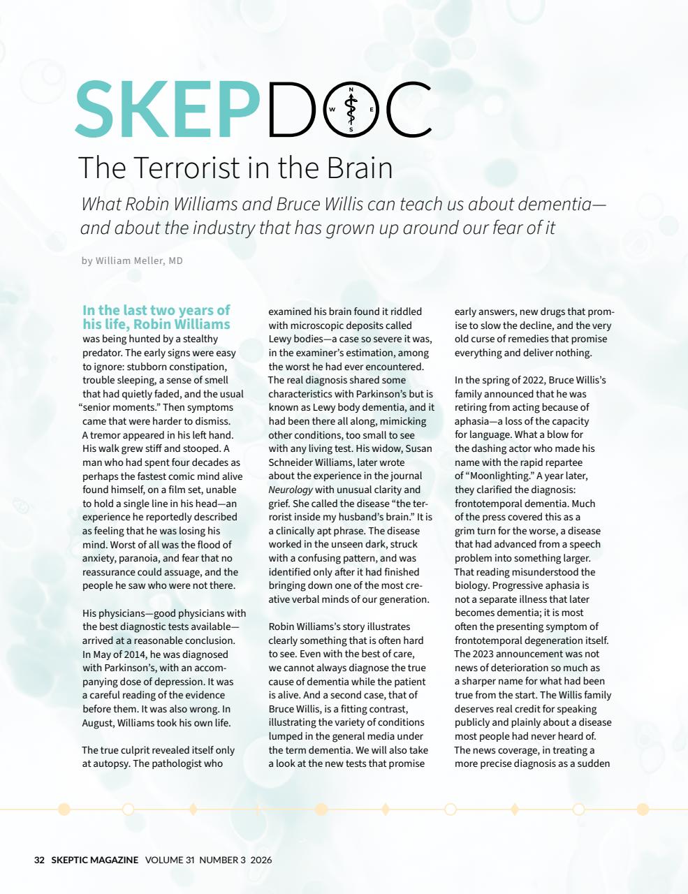 Skeptic Preview Pages