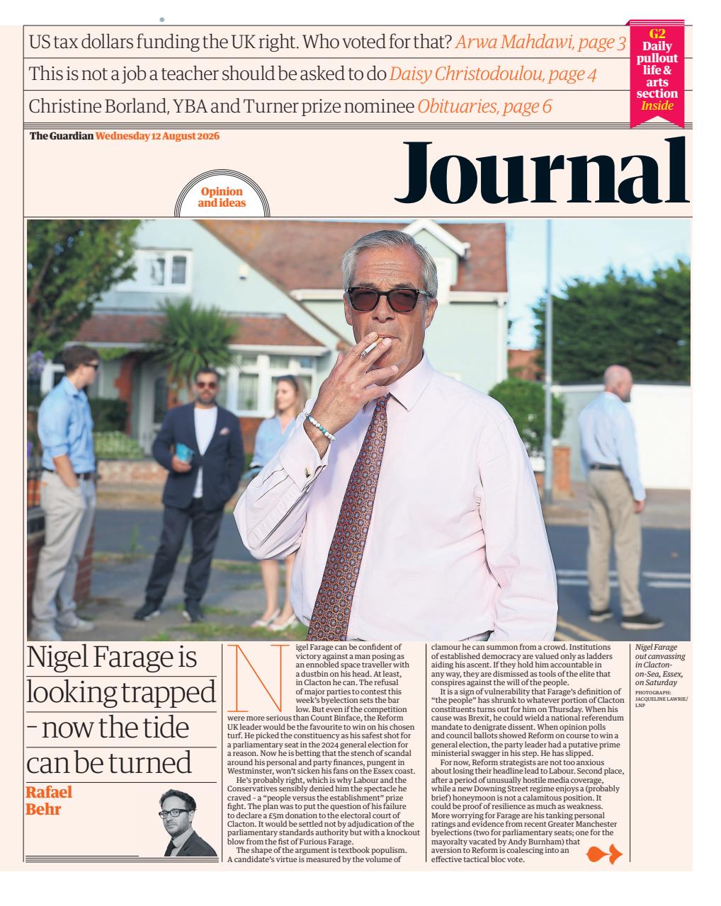 The Guardian Newspaper Preview Pages
