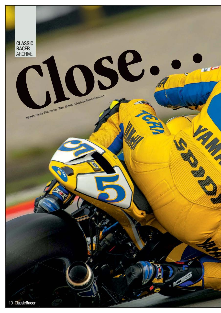 Classic Racer Preview Pages