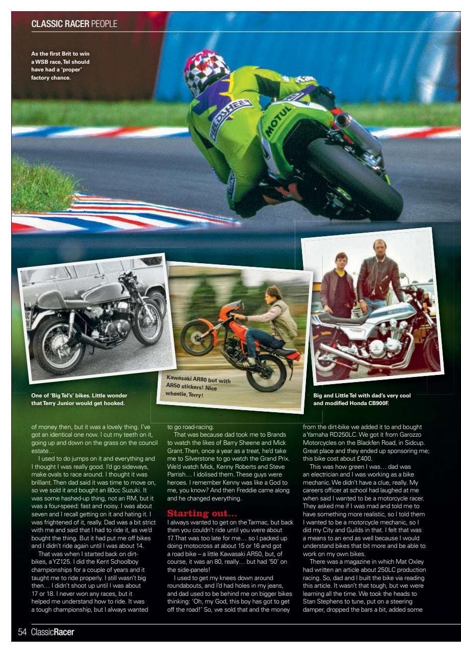 Classic Racer Preview Pages