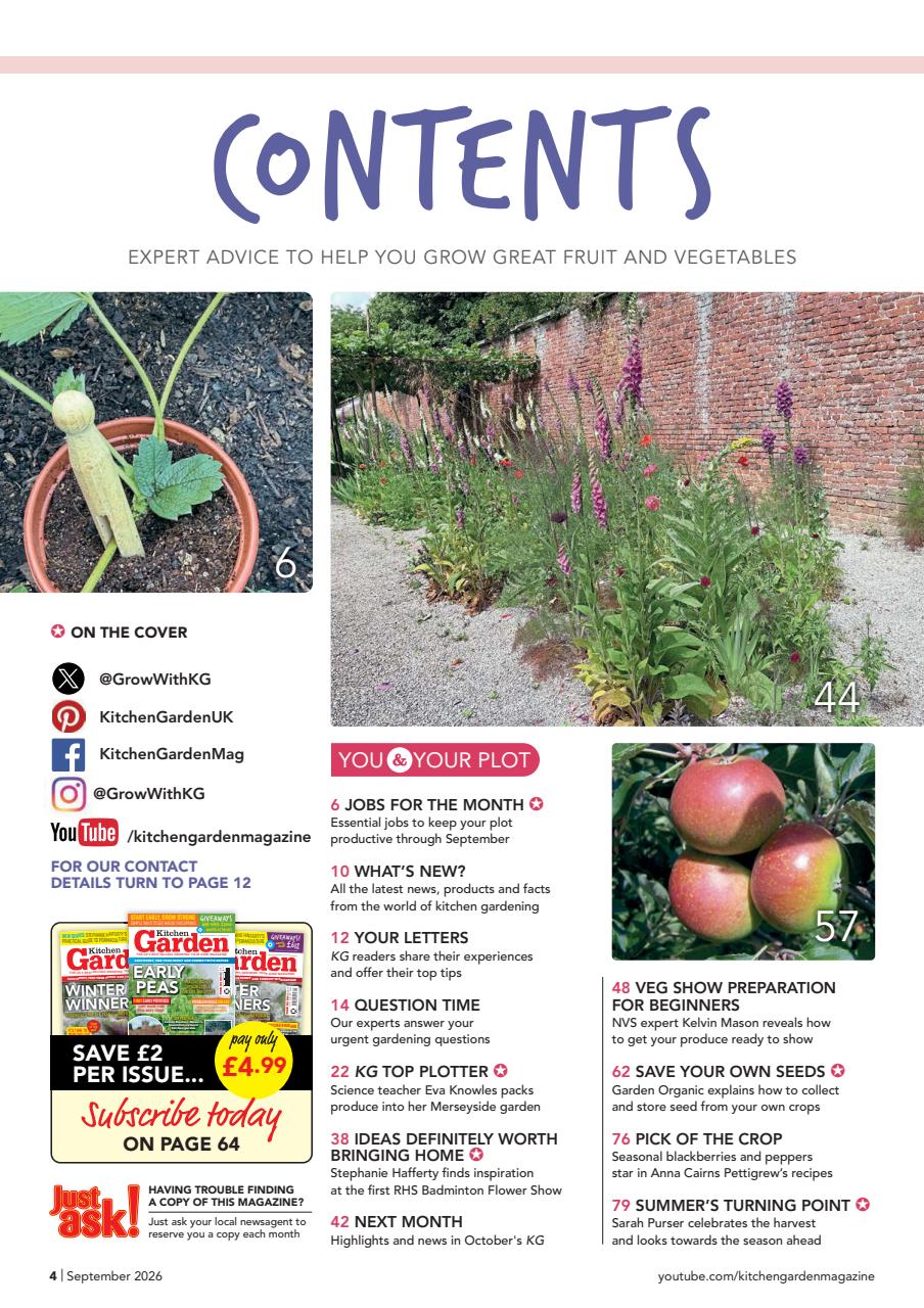 Kitchen Garden Magazine Preview Pages