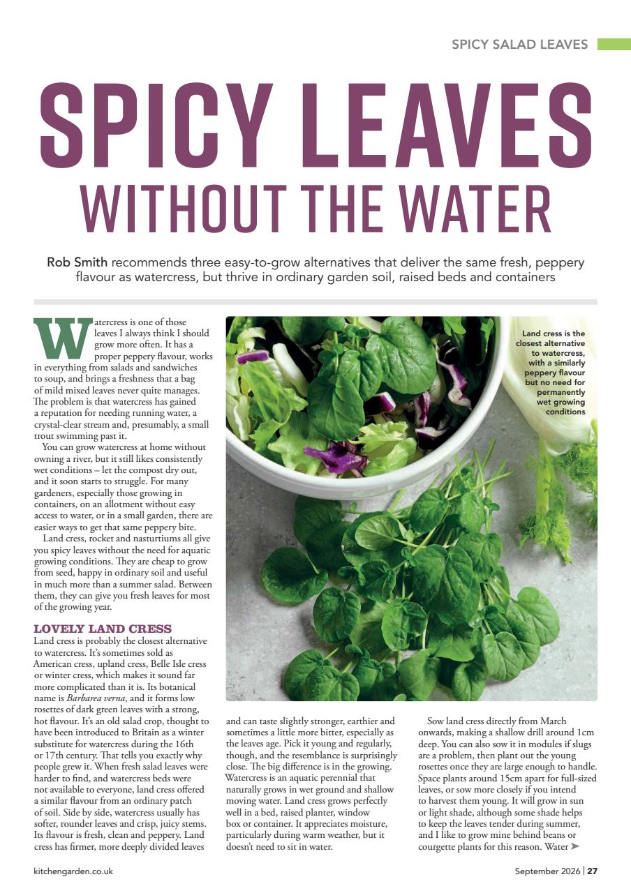 Kitchen Garden Magazine Preview Pages