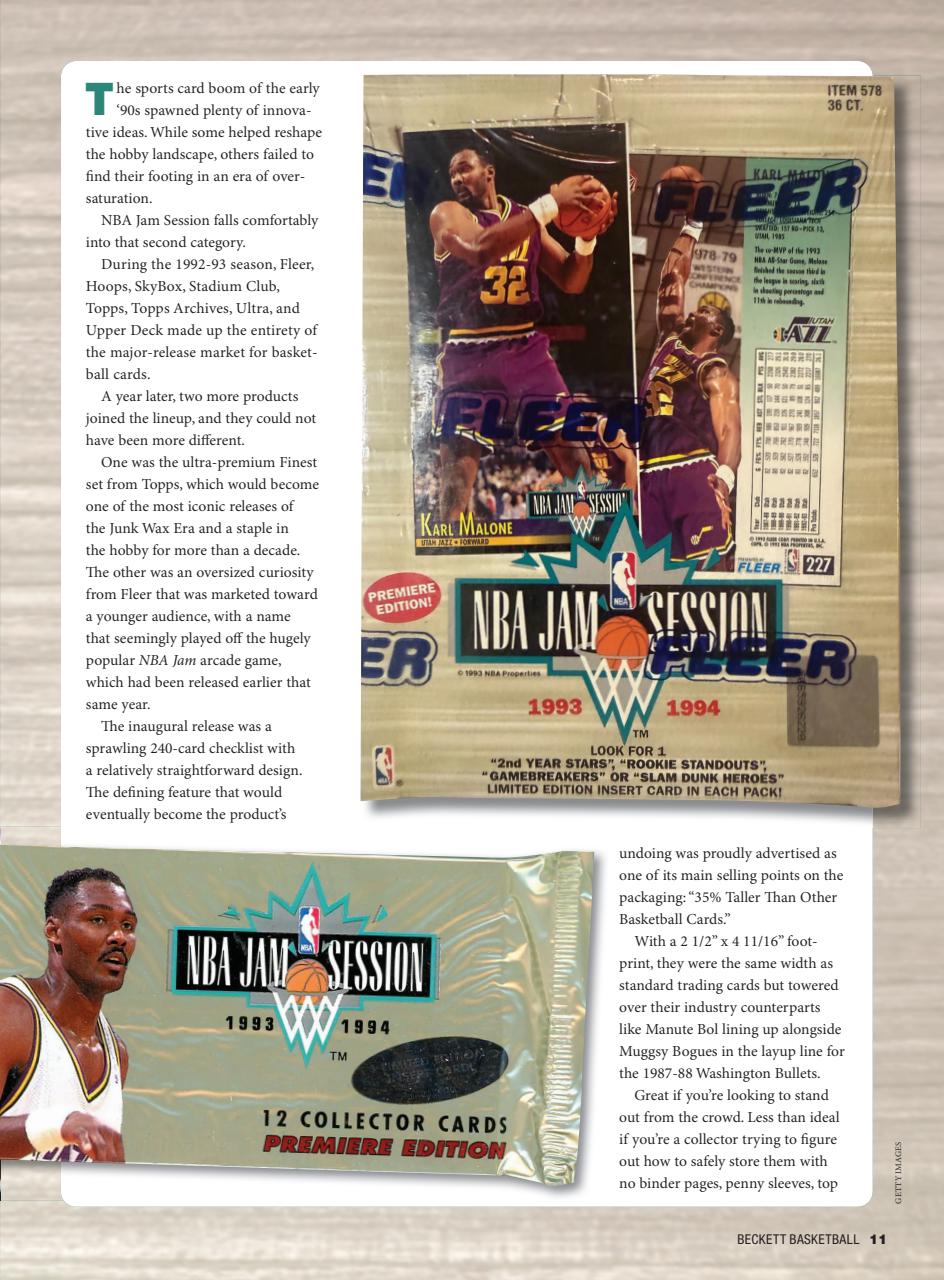 Beckett Basketball Magazine Preview Pages