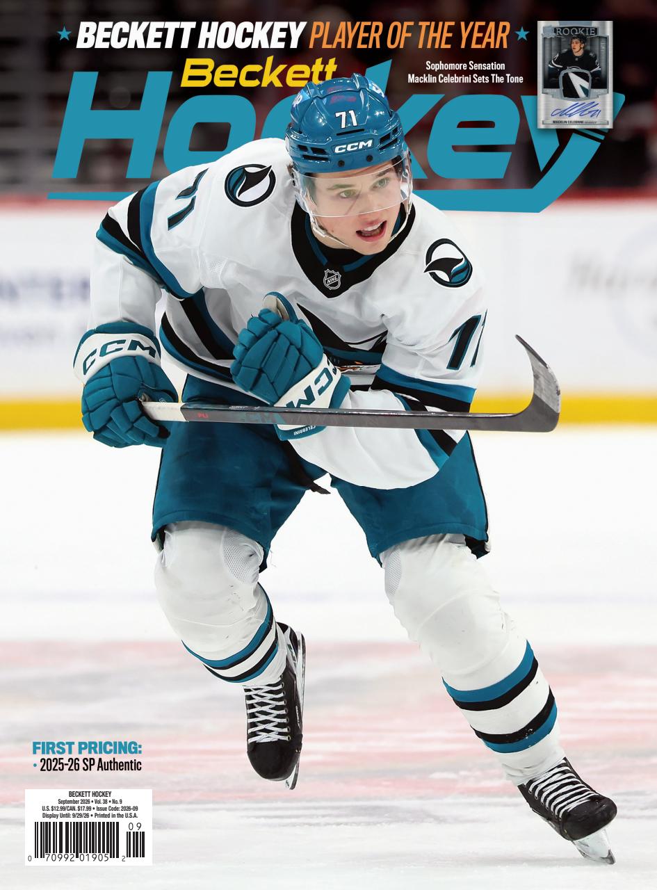 Beckett Hockey Magazine Preview Pages