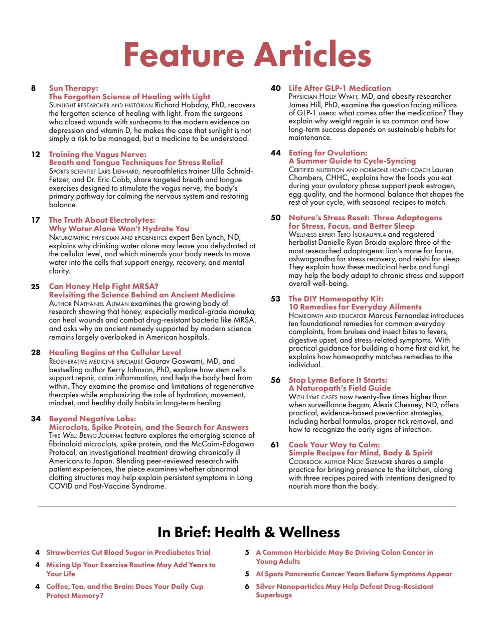 Well Being Journal Preview Pages