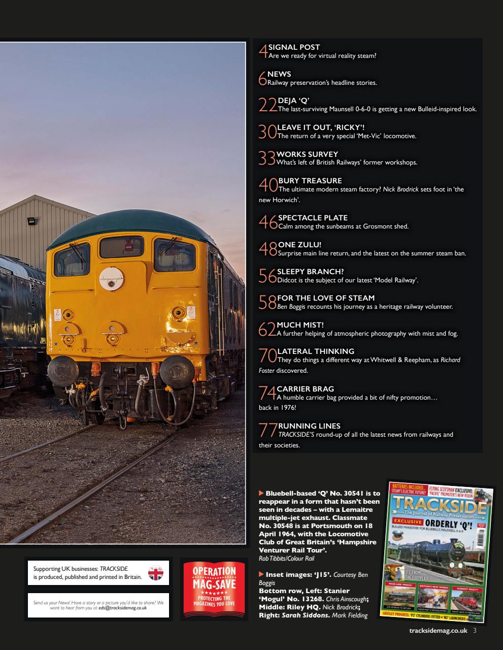 Trackside Preview Pages