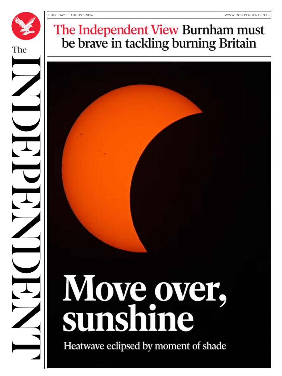 The Independent Daily Edition Newspaper Preview Pages