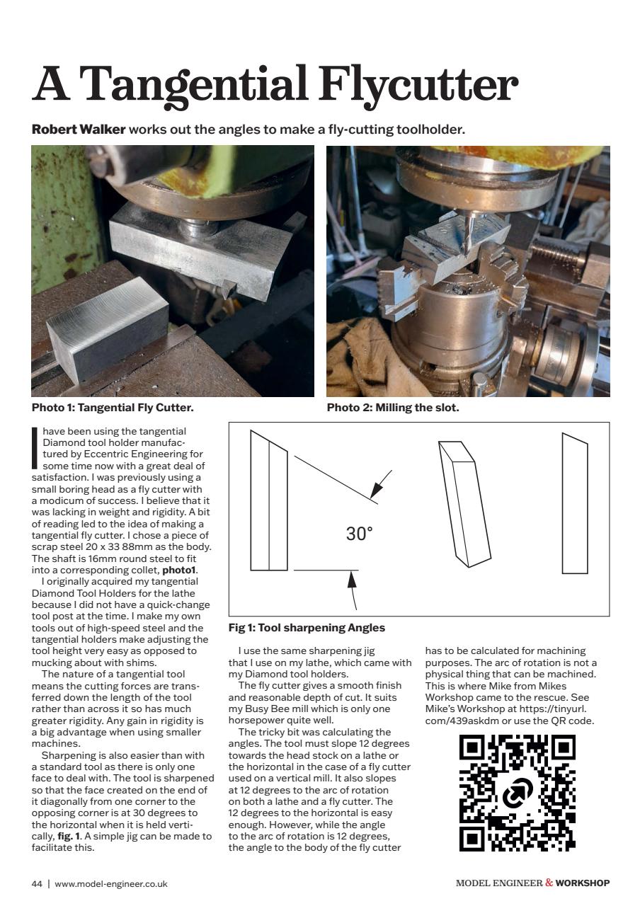 Model Engineer & Workshop Magazine Preview Pages