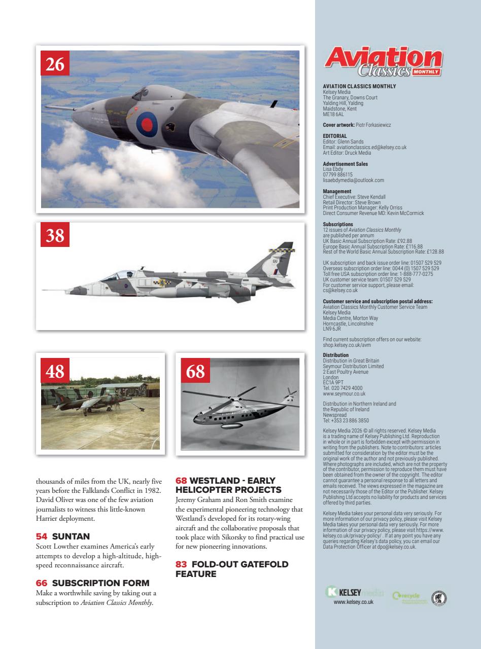Aviation Classics Monthly Preview Pages