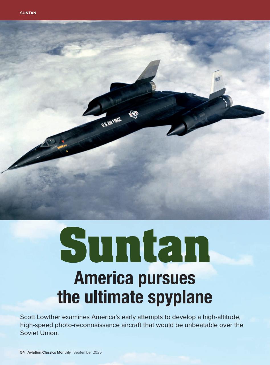 Aviation Classics Monthly Preview Pages