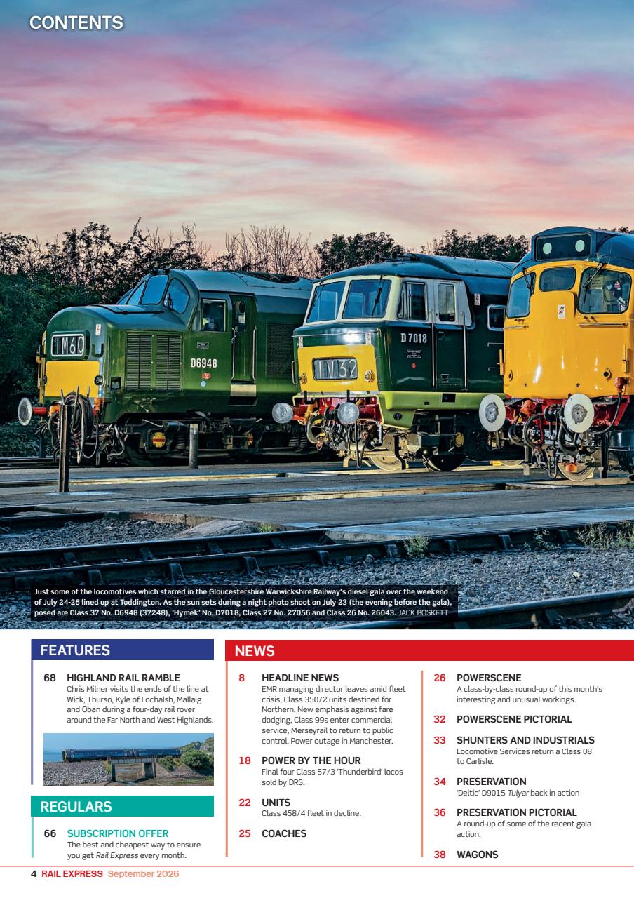 Rail Express Preview Pages