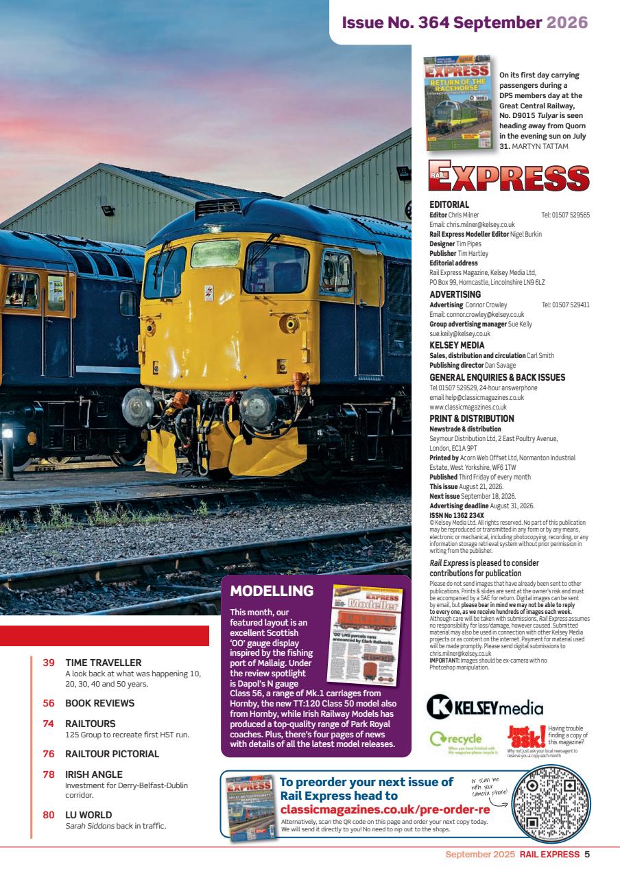 Rail Express Preview Pages