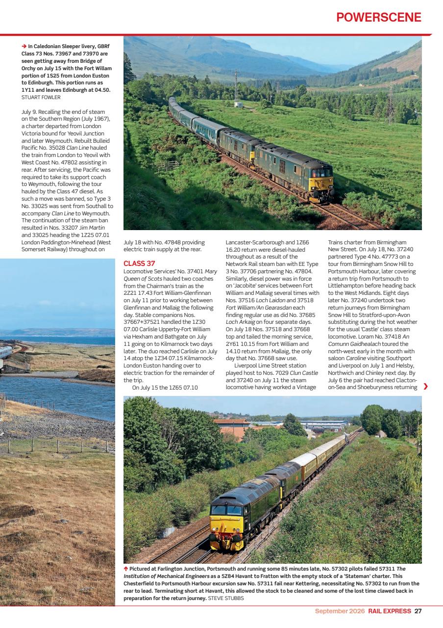 Rail Express Preview Pages