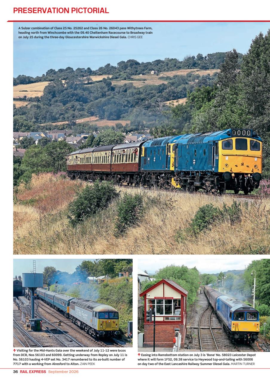Rail Express Preview Pages