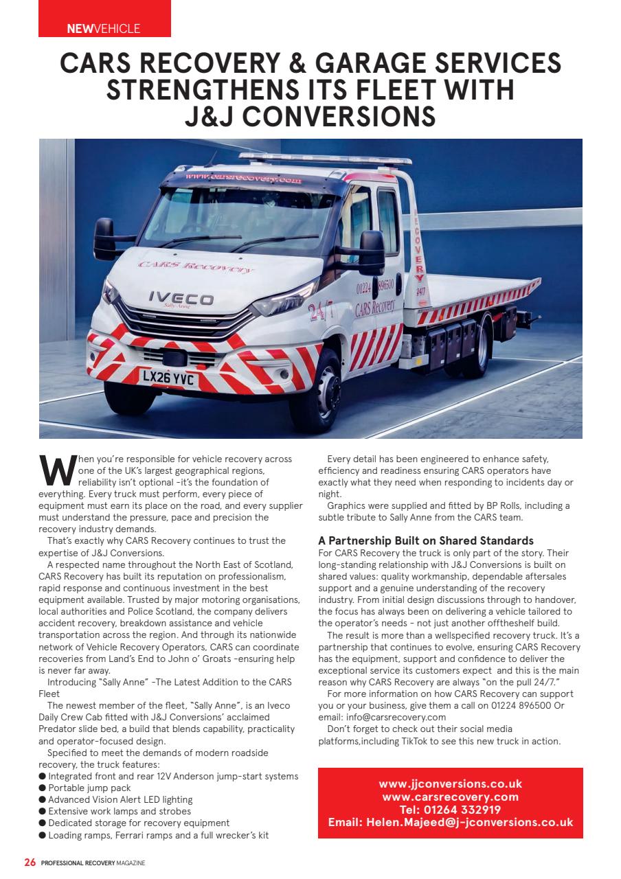 Professional Recovery Magazine Preview Pages