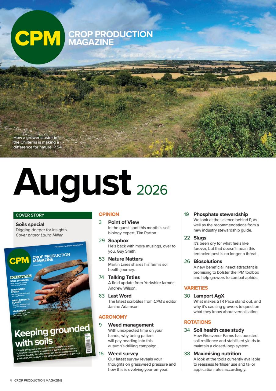 Crop Production Magazine Preview Pages