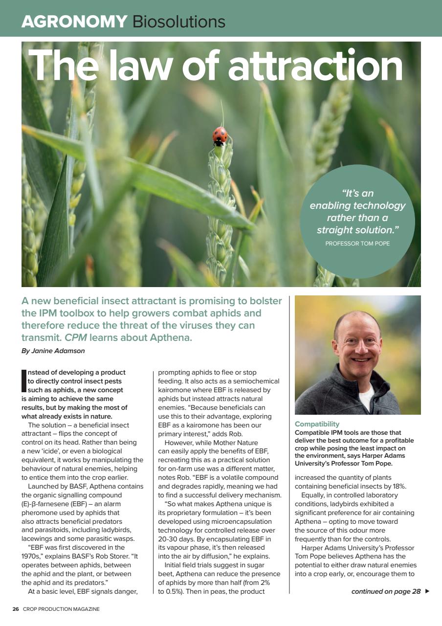 Crop Production Magazine Preview Pages
