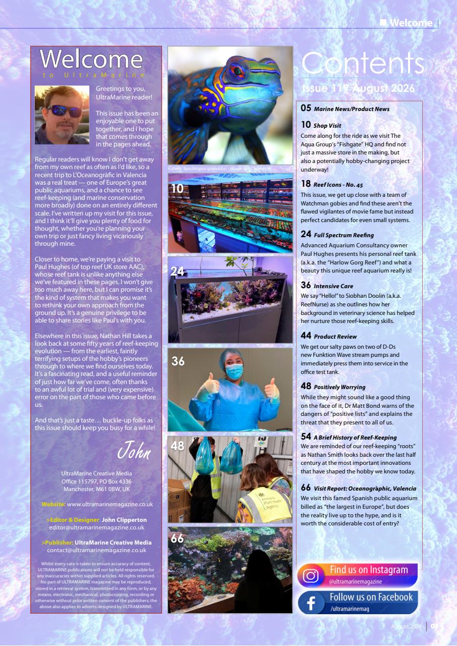 UltraMarine Magazine Preview Pages