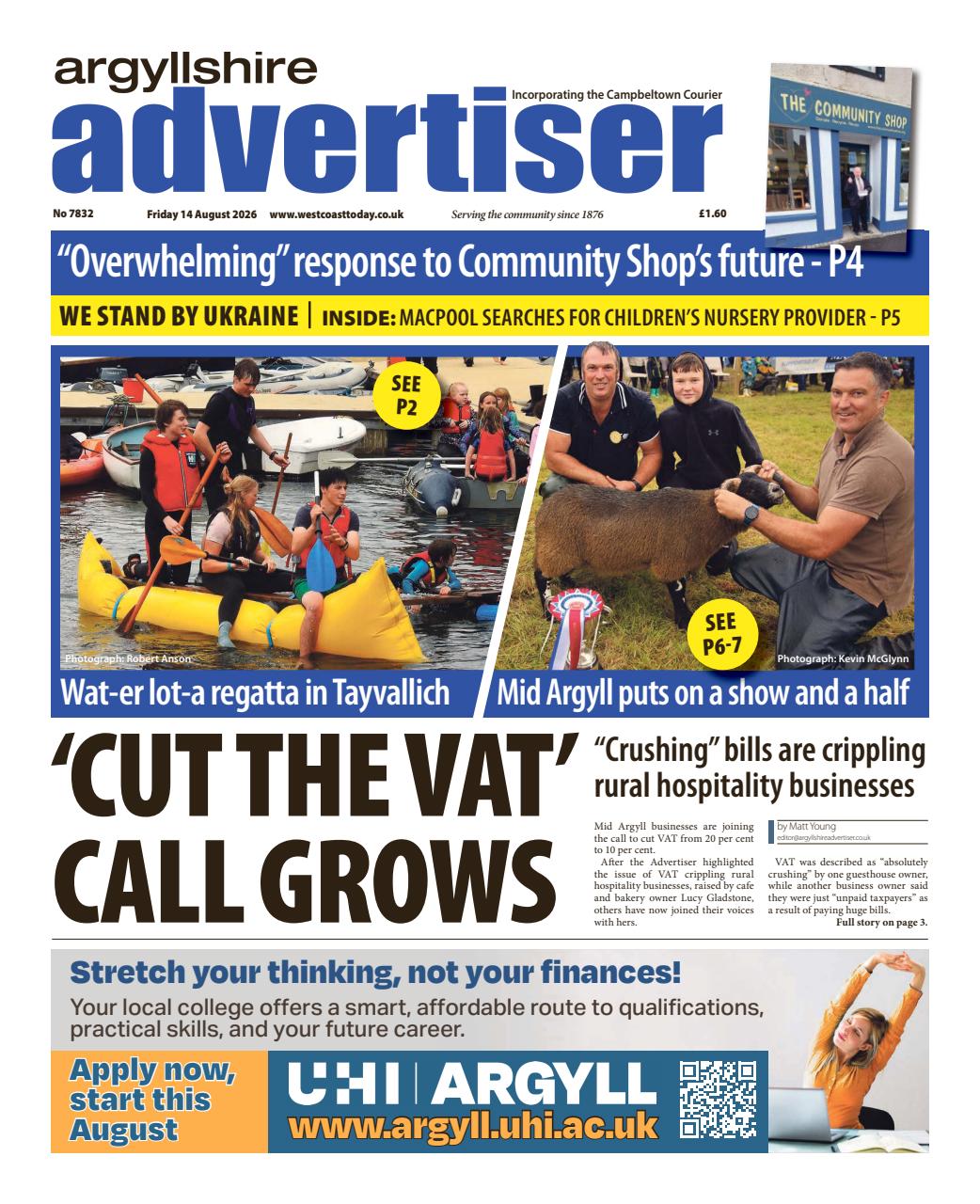 Argyllshire Advertiser Preview Pages
